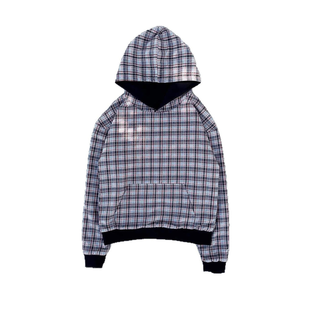 Hip Hop Retro Plaid Freizeit-Pullover