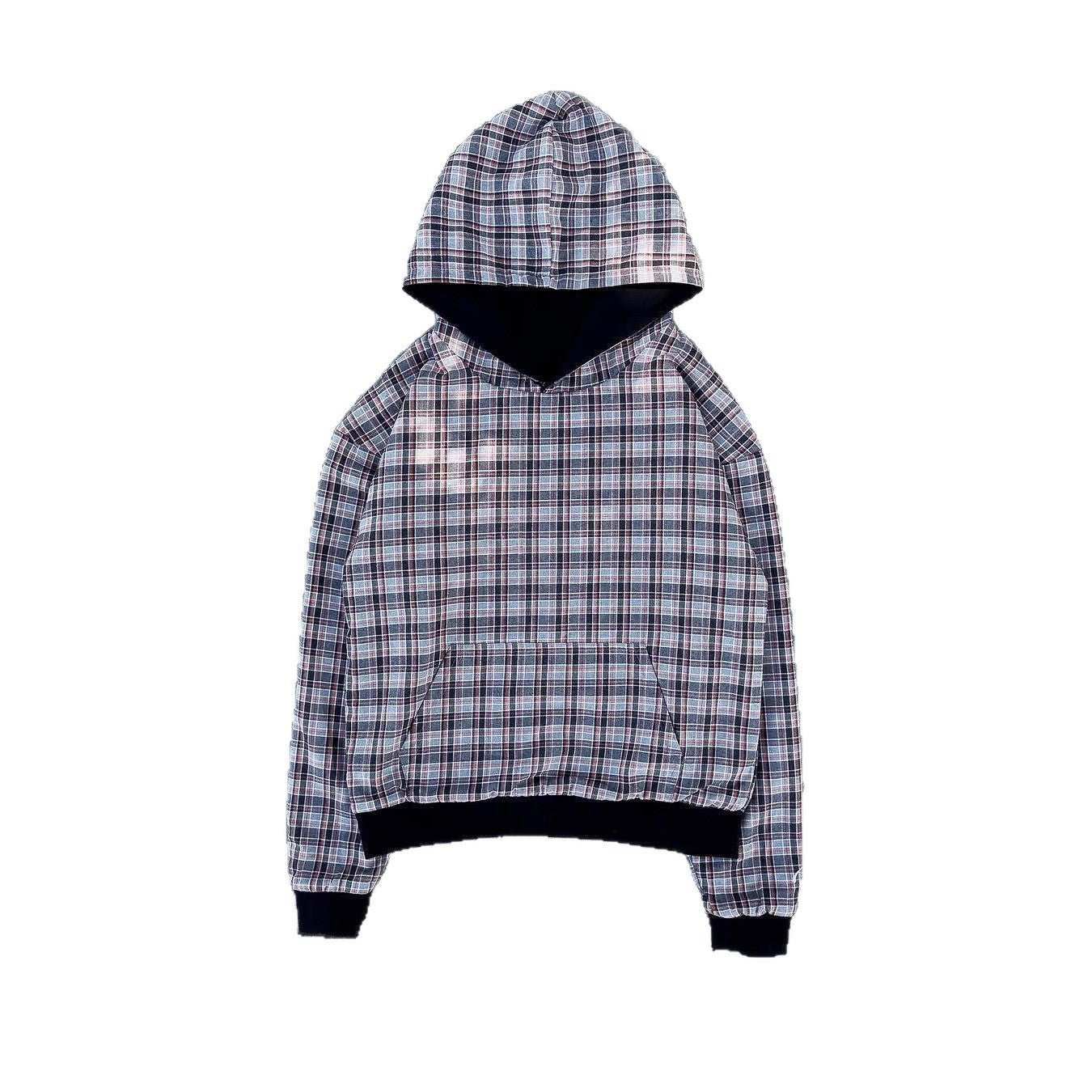 Hip Hop Retro Plaid Freizeit-Pullover