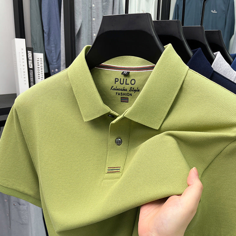 Polo-Shirt Kurzarm Sommer Revers Baumwolle