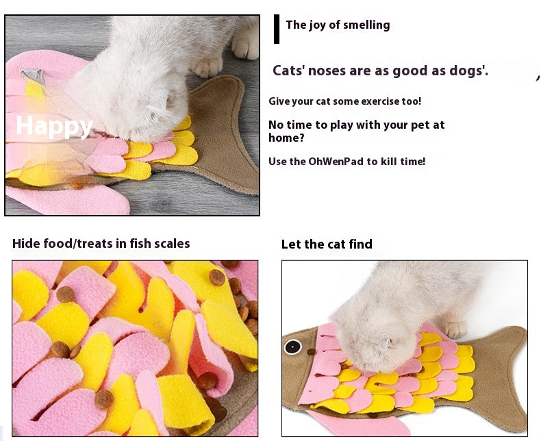 Fischförmige Schnüffeldecke für Katzen – Bild 11 | LuxeStyle