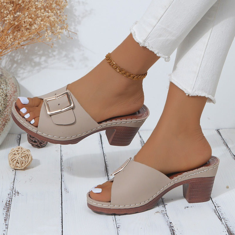 High Heel Sandalen mit Fesselriemen | LuxeStyle