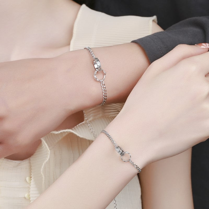 Partnerarmband mit Berg- und Baum-Motiv – Bild 6 | LuxeStyle