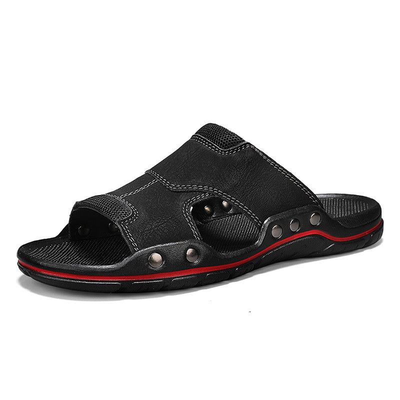 Rutschfeste Deodorant Sandalen aus Leder