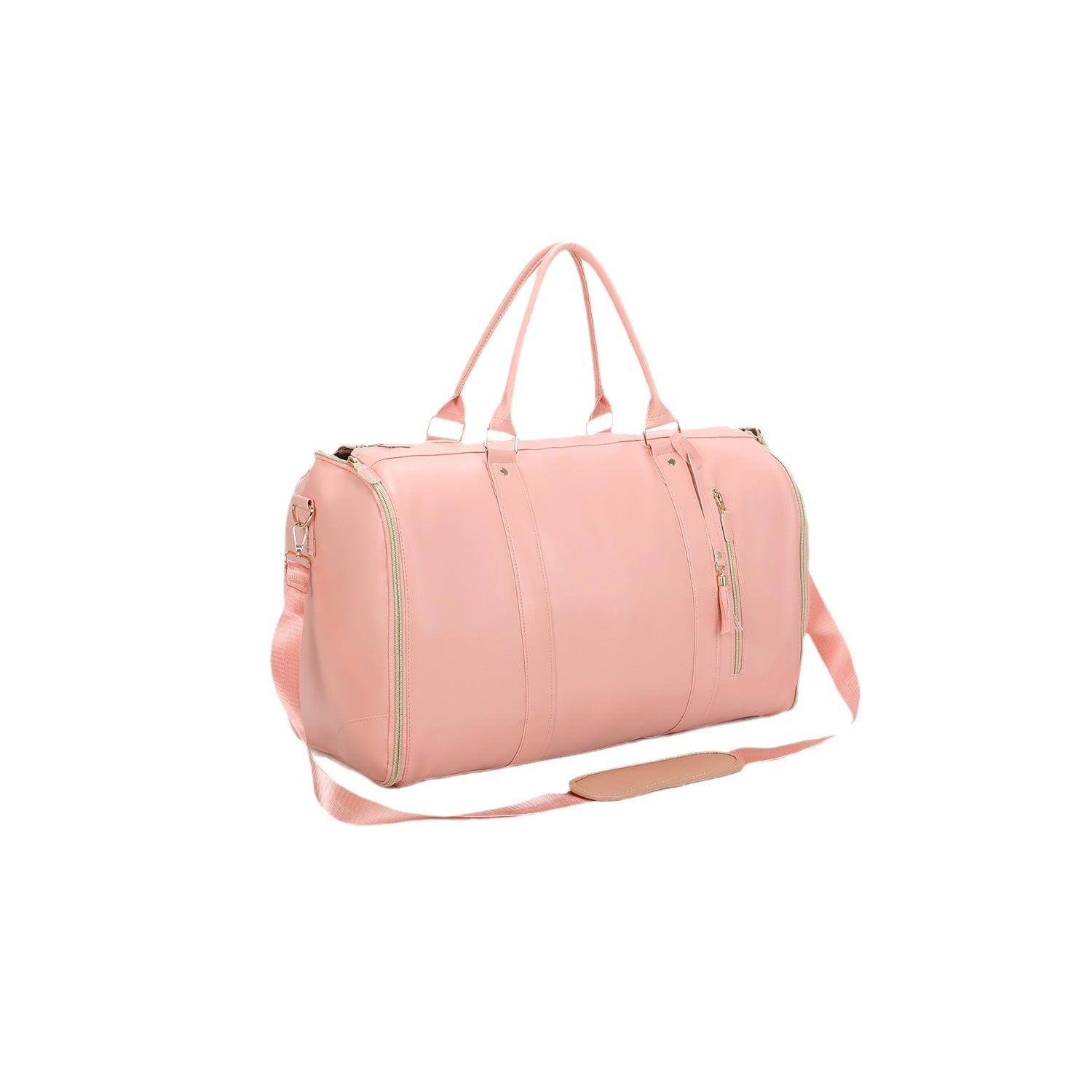 Weekender-Tasche getragen