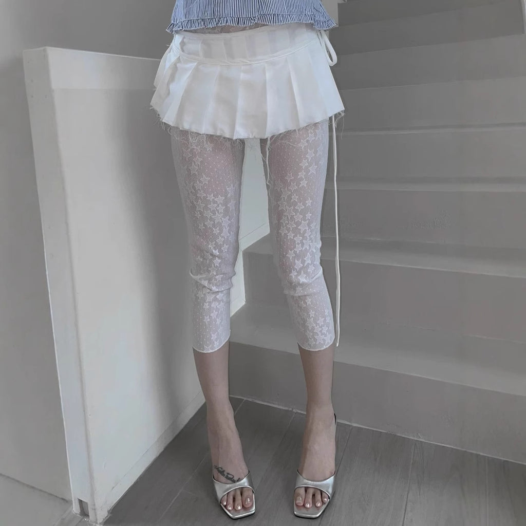Retro Pentagram Jacquard Leggings