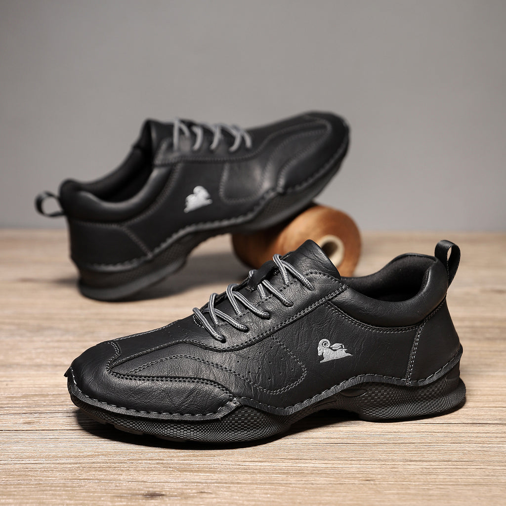 Herren Leder-Sneaker – Bild 7 | LuxeStyle