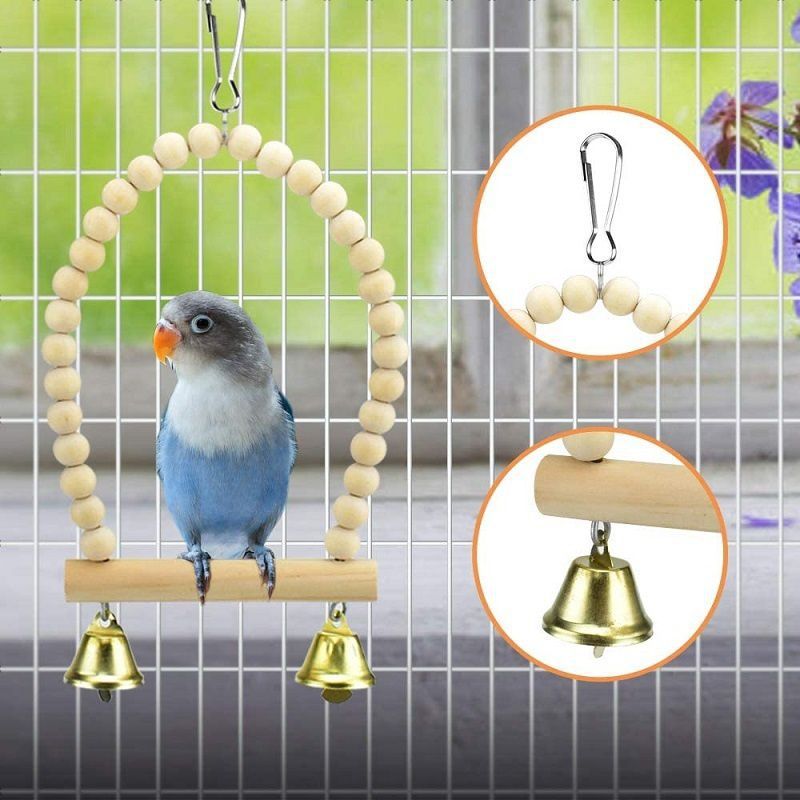 Spatz-Biss-Spielzeug für Klein- und Mittelvögel