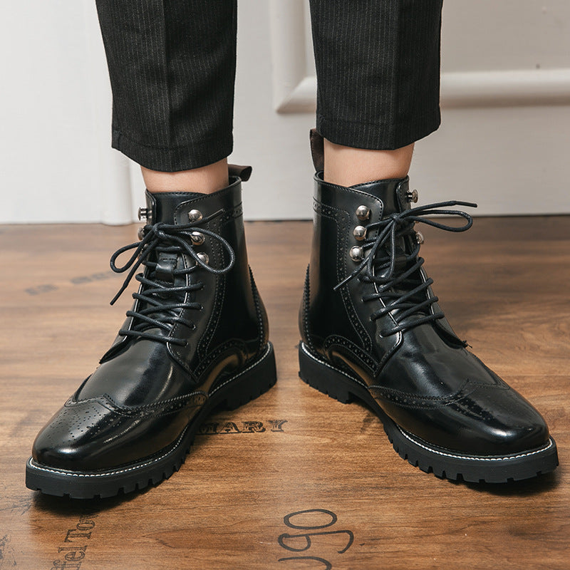 Mid-Calf Martin Boots