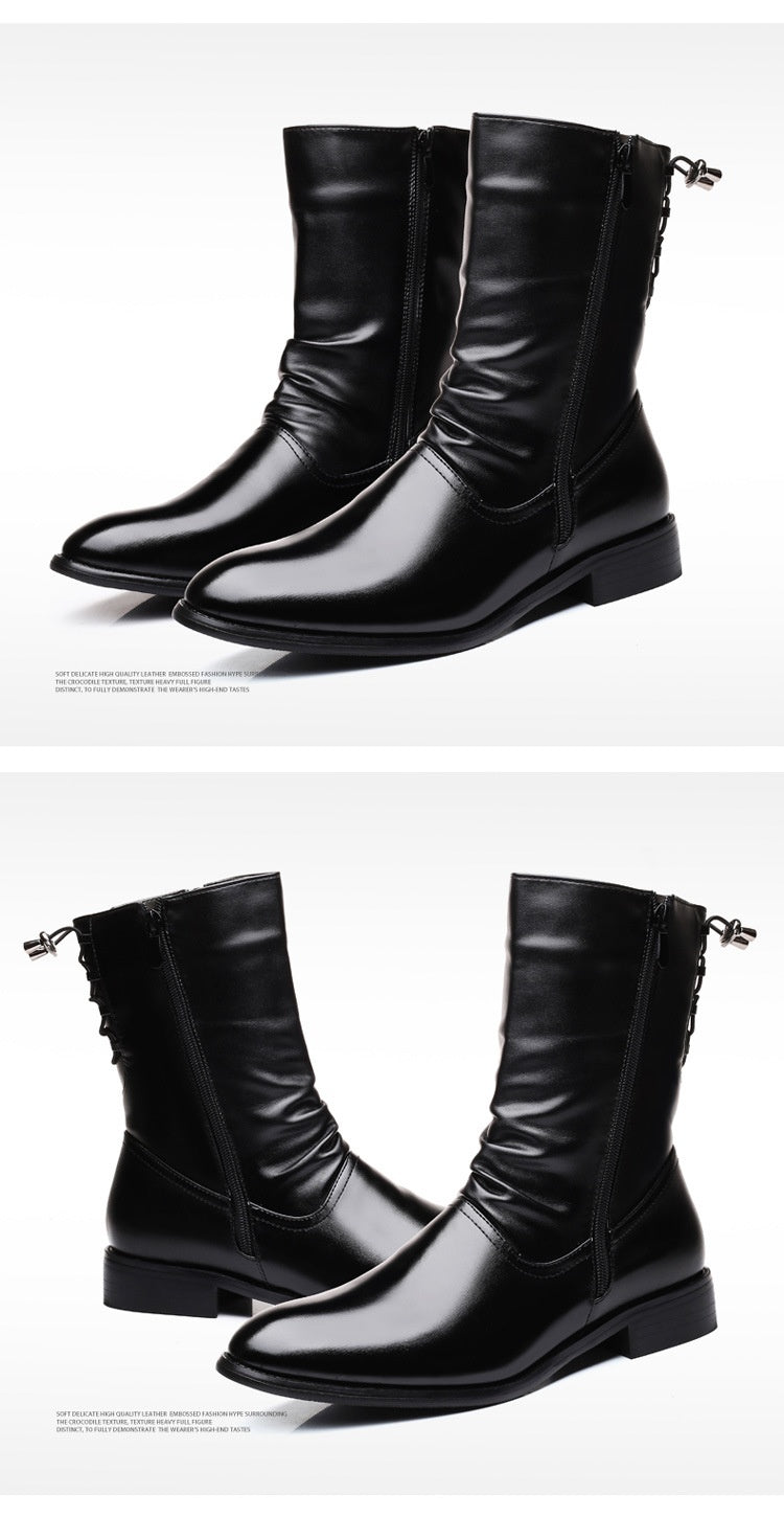 Spitze Lederstiefel für Herren