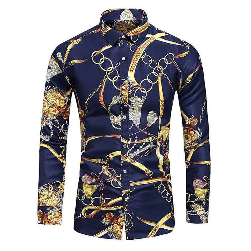 Langarmshirt mit dunklen Streifen | LuxeStyle