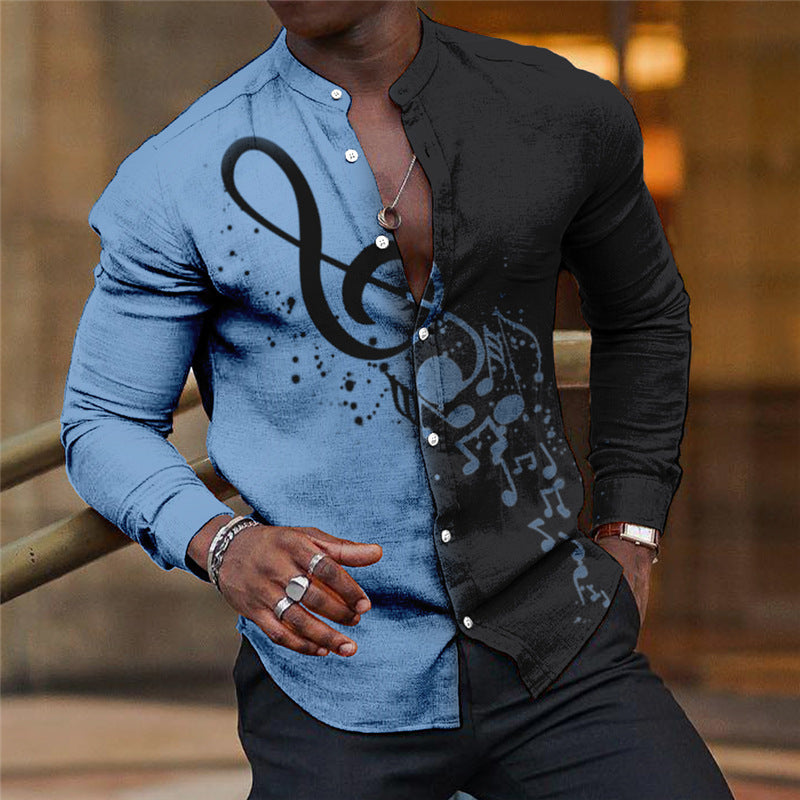 Herren Langarmshirt mit Print
