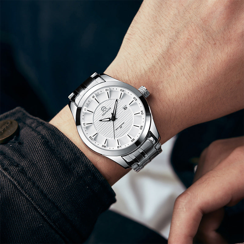 Business-Armbanduhr mit Kalender