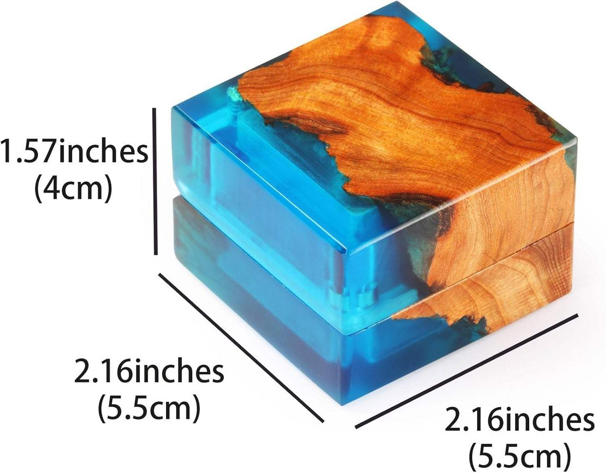 Ringbox aus Holz und Harz – Bild 3 | LuxeStyle