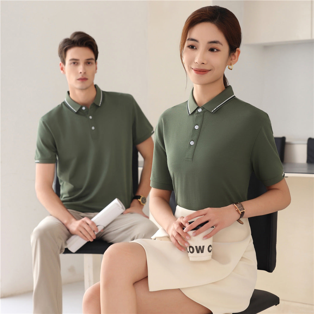 Polo-Shirt aus gewaschener Baumwolle – Bild 8 | LuxeStyle