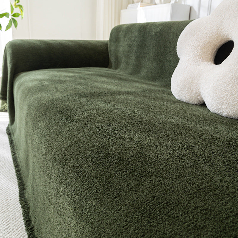 Wasserfester Sofaüberzug aus Fuzzy-Garn