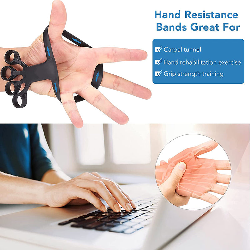 Silikon-Finger-Übungsstrecker für Arthritis & Stärkung