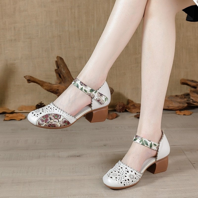 Rome Bestickte Retro Casual Schuhe