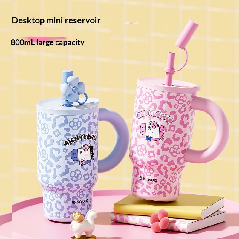 Lustige Leoparden-Tasse