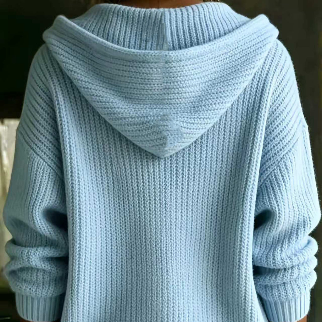 Hoodie-Cardigan mit Reissverschluss