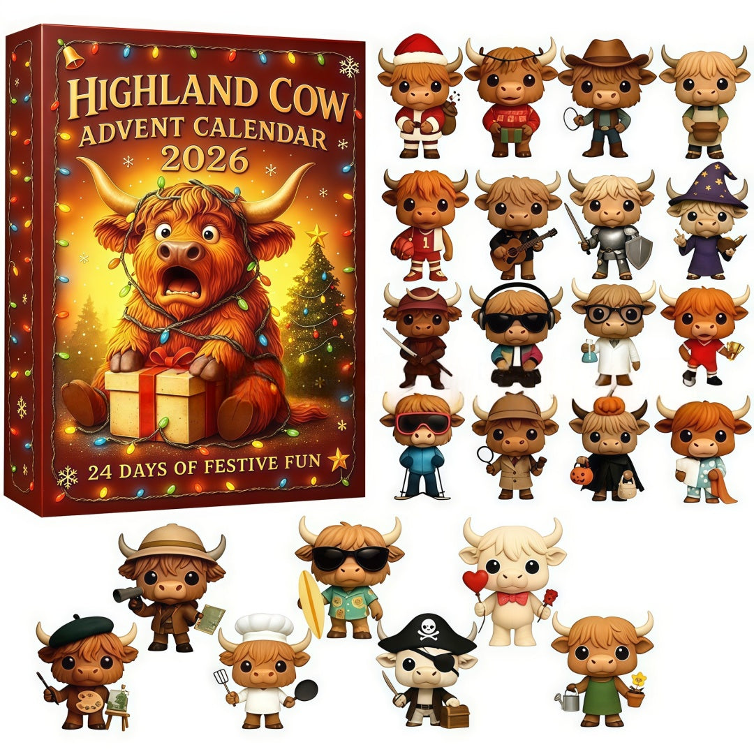 3D Highland Cow Adventskalender – Bild 12 | LuxeStyle