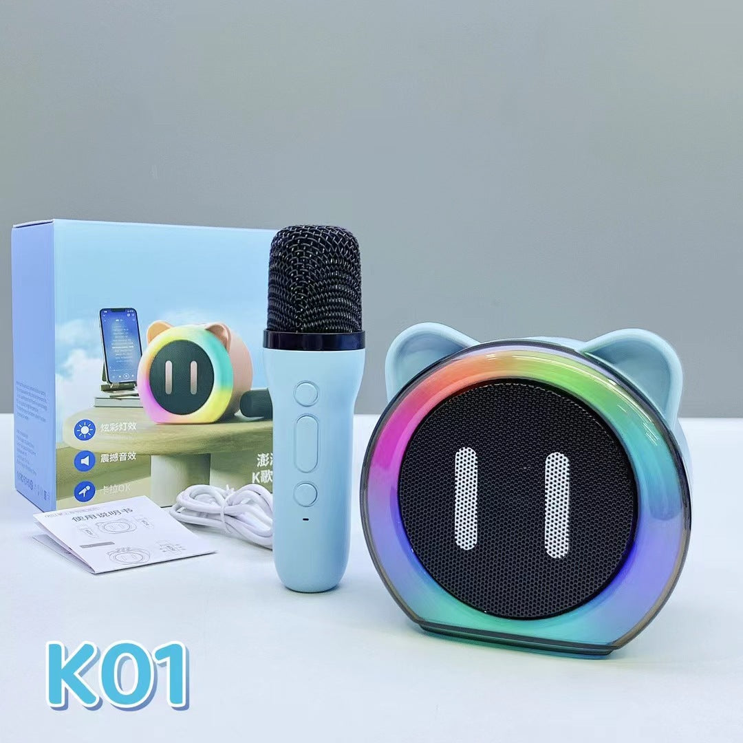 Karaoke Bluetooth Lautsprecher mit Mikrofon