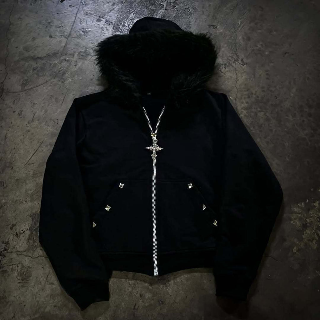 Kapuzenpullover mit Fleecefutter