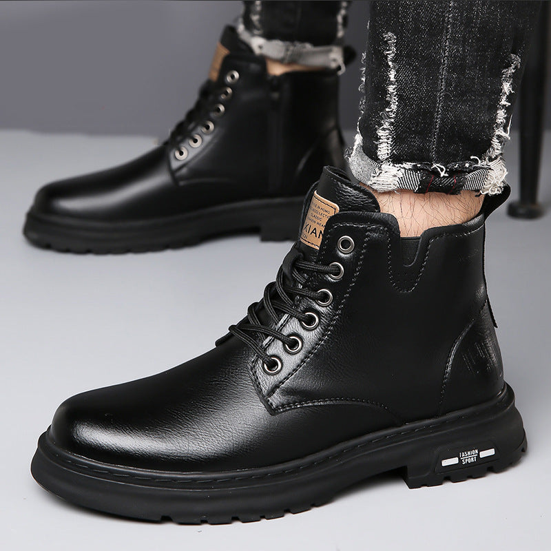 Britische Winter-Boots mit dicker Sohle