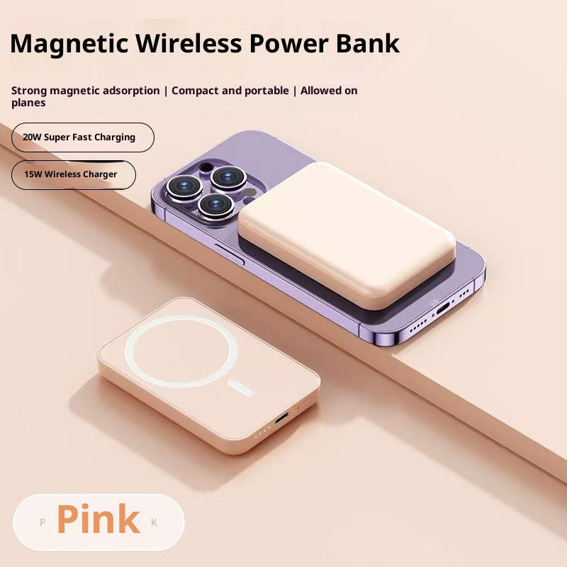 Magnetische Wireless Powerbank mit Schnellladung