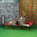 XL Erhöhtes Hundebett, Rot