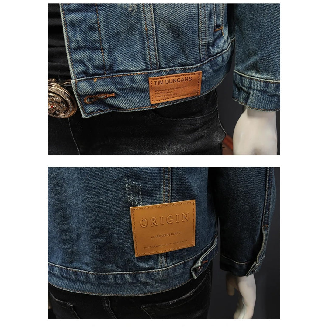 Taillierte Jeansjacke für Herren – Y098S – Ansicht 6