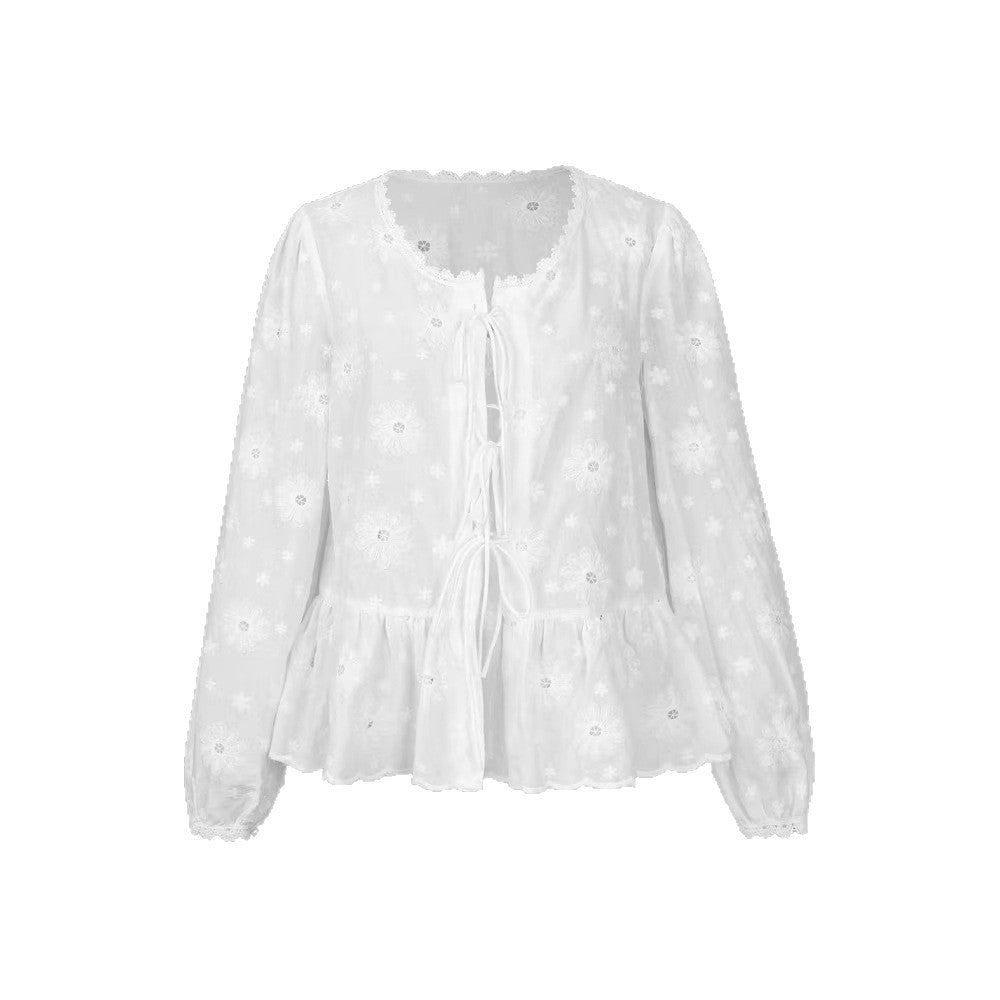 Damenbluse mit langen Ärmeln – Bild 2 | LuxeStyle