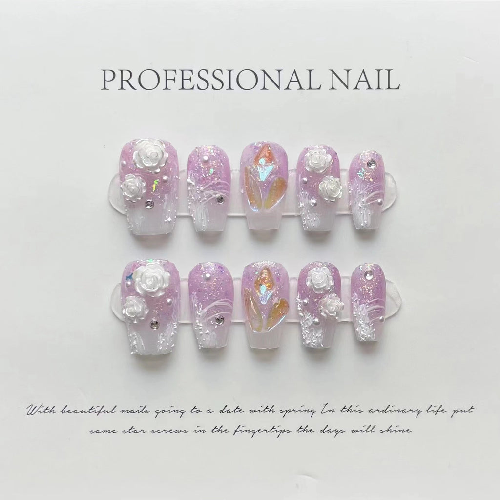 Camellia Serie – Abnehmbare Nagelsticker – Bild 20 | LuxeStyle