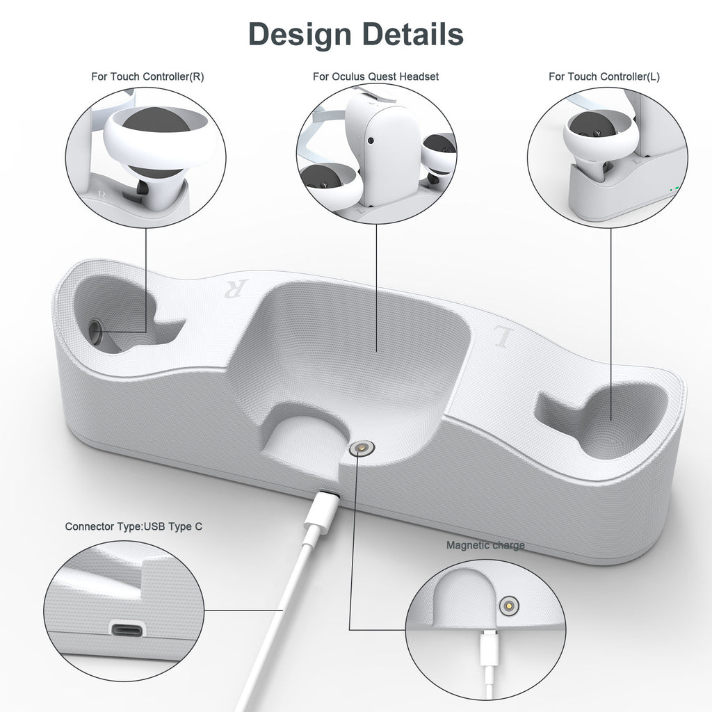 VR-Brillen Controller Magnetische Ladestation