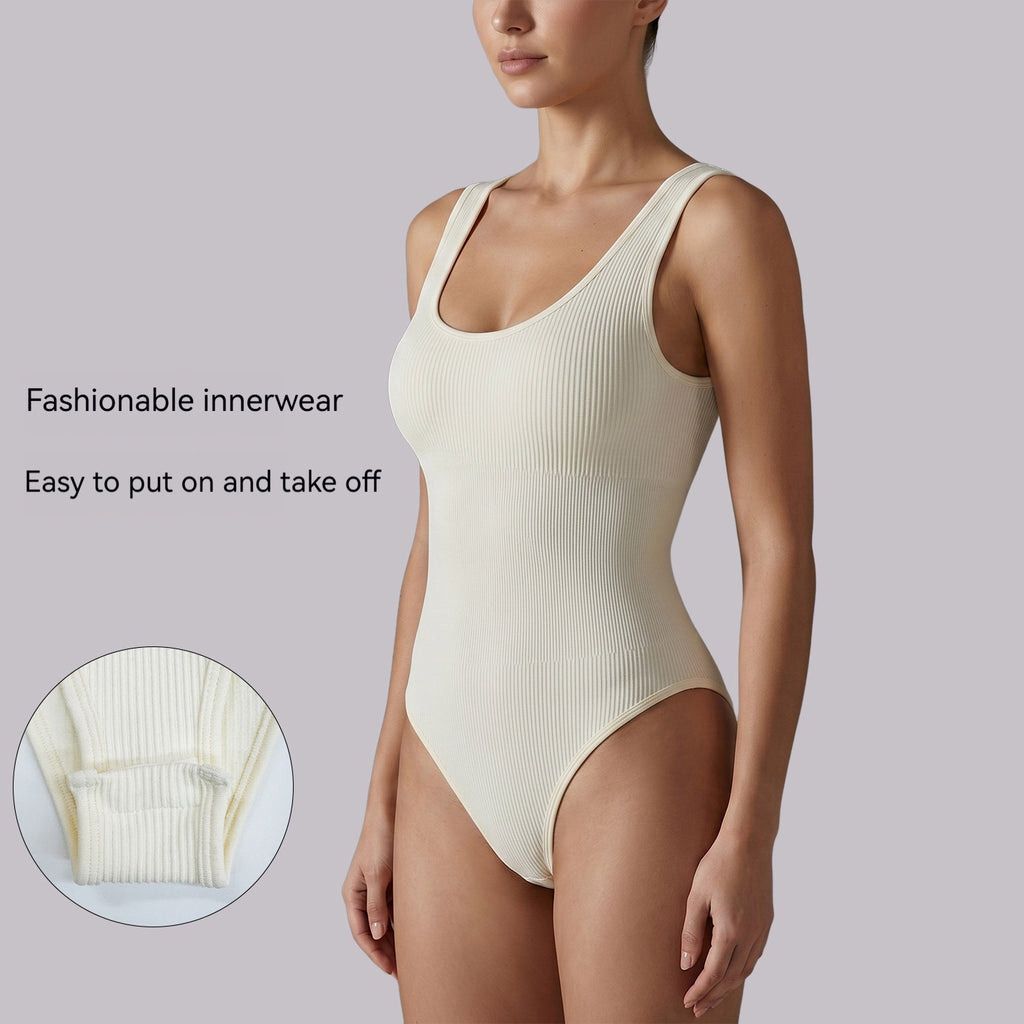 Damen Yoga Jumpsuit mit Mock-Neck