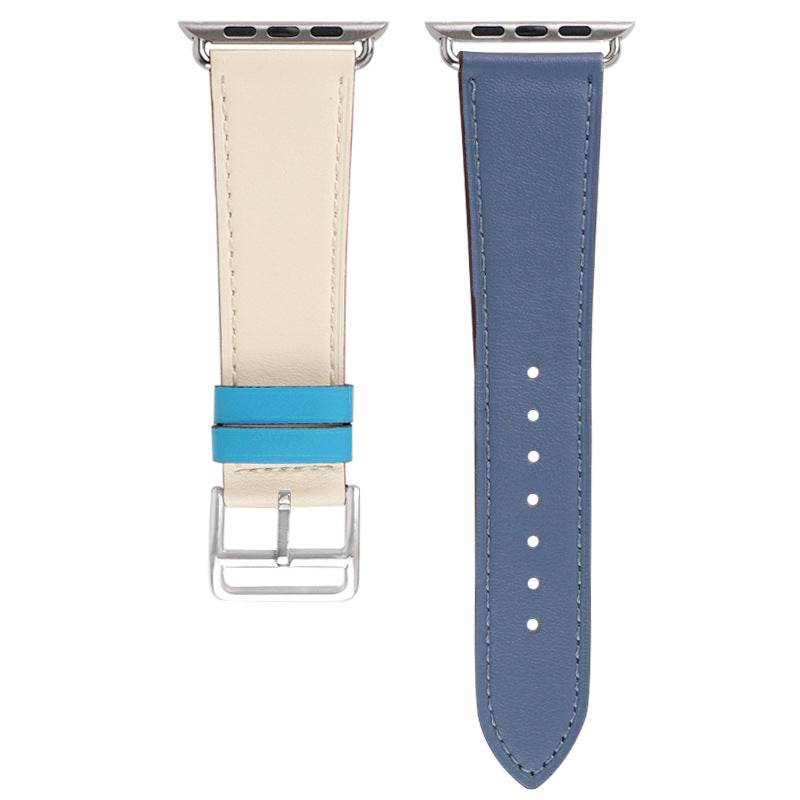 Zwei-Ton Leder-Uhrenarmband – Fashion | LuxeStyle
