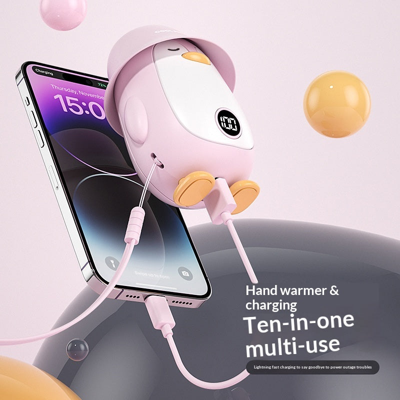 Pinguin Mini-Handwärmer & Powerbank