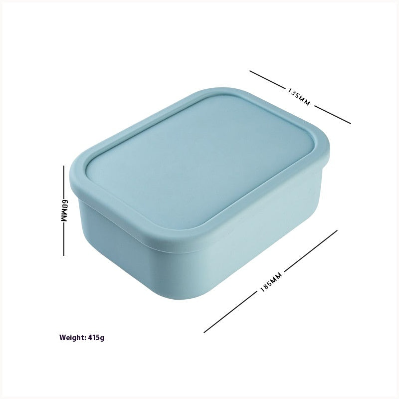 Lunchbox aus Silikon mit drei Fächern