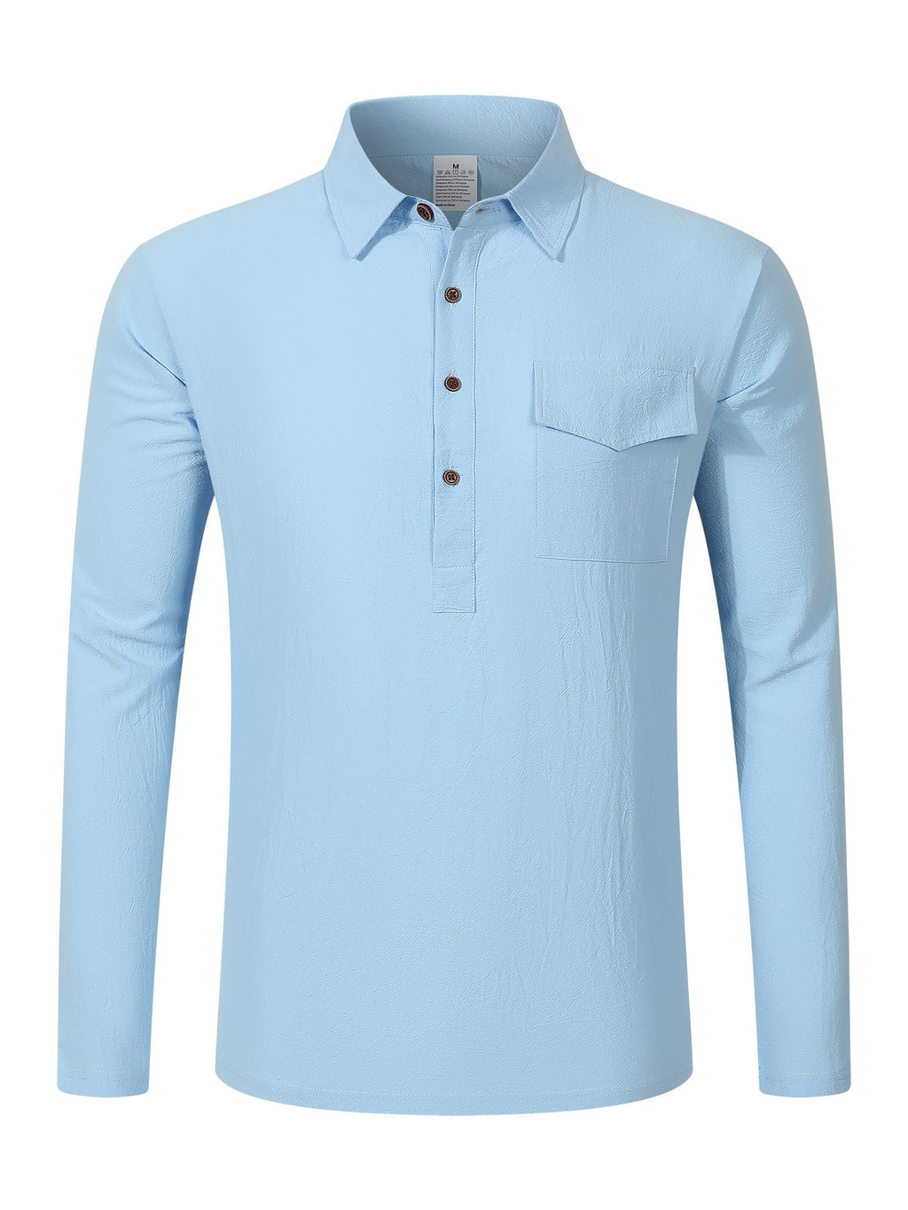 Slim-Fit Leinen-Polohemd – Bild 7 | LuxeStyle