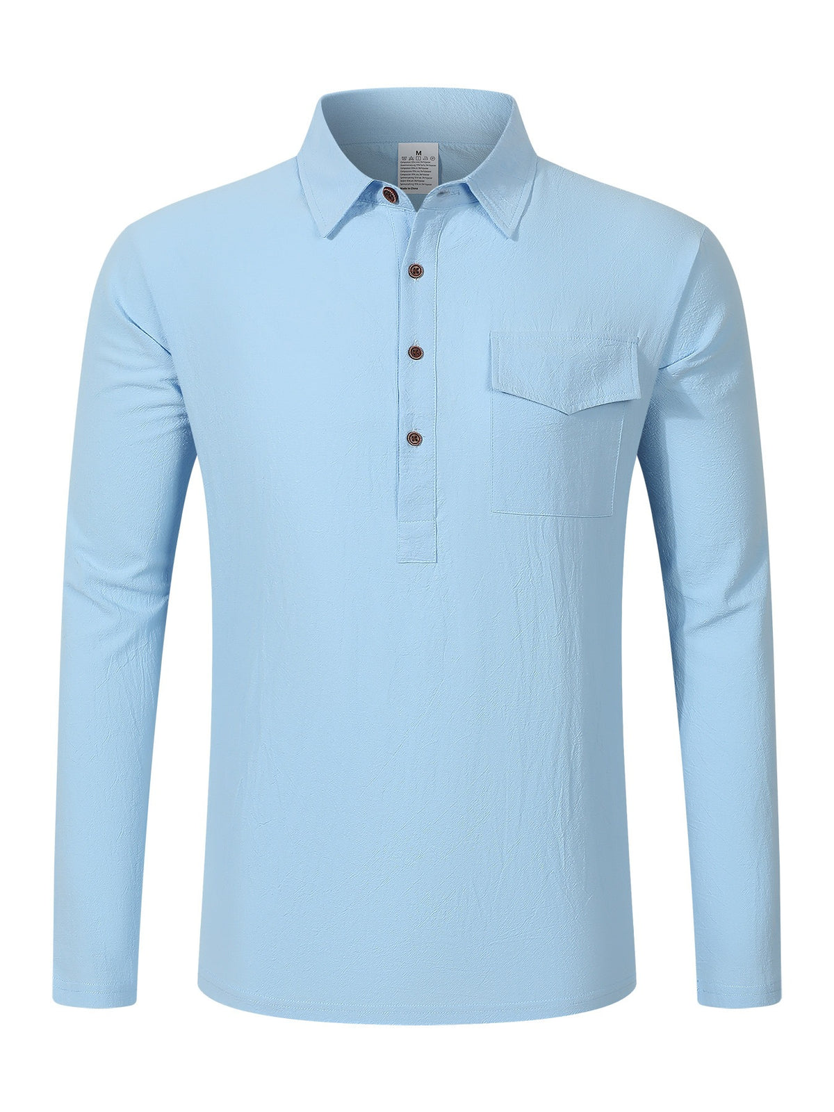 Slim-Fit Leinen-Polohemd – Bild 7 | LuxeStyle