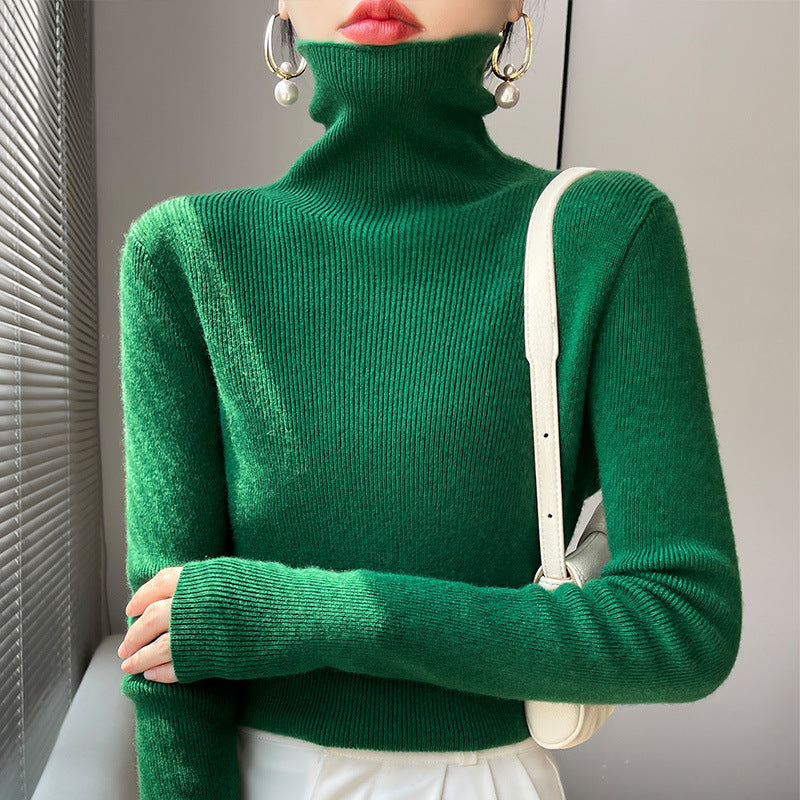 Langarm Strickpullover Slim Fit