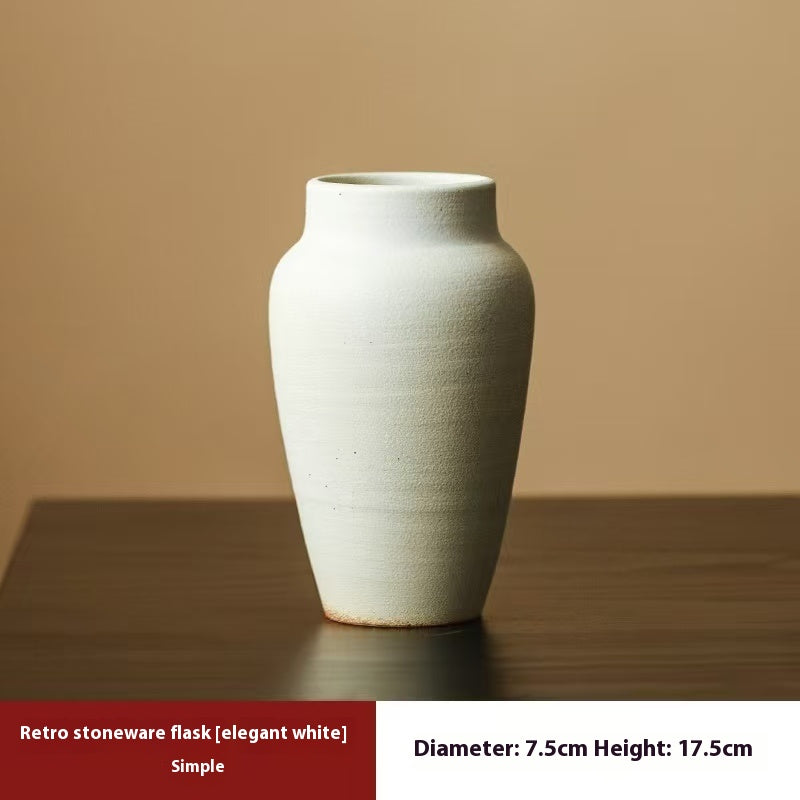Keramik-Vase im Retro-Look
