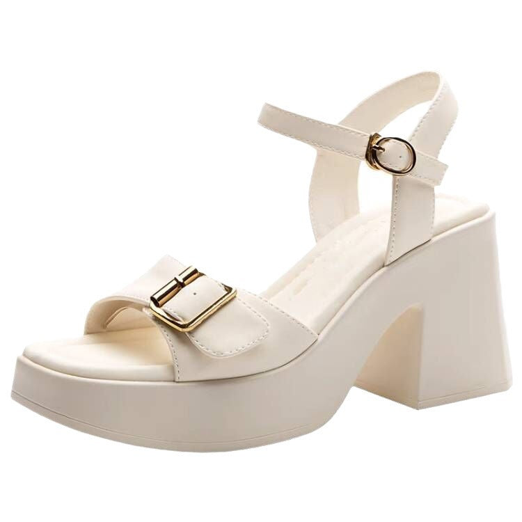 Chunky Plateau-Sandalen mit hohem Absatz – Bild 4 | LuxeStyle