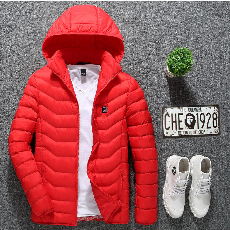 Heizjacke mit USB-Anschluss