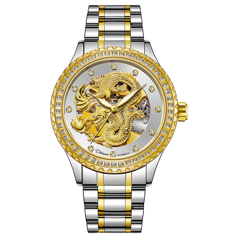 Wasserdichte Herren-Automaticuhr mit 14mm Gehäuse