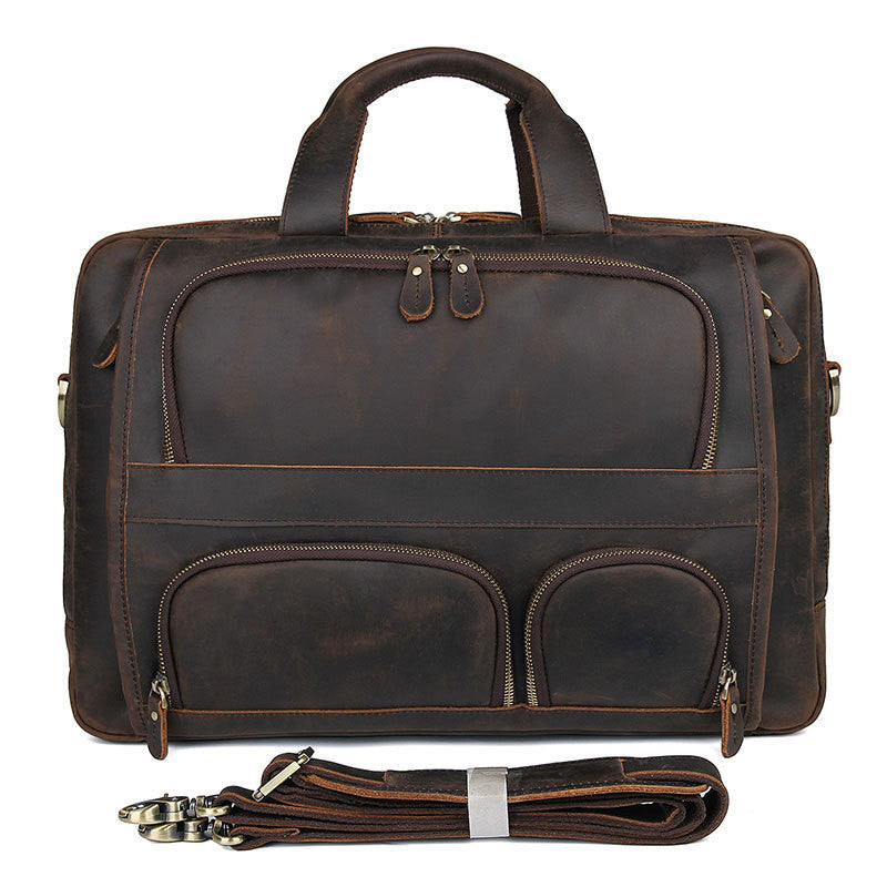 Personalisierte Retro-Handtasche für Herren – Bild 3 | LuxeStyle