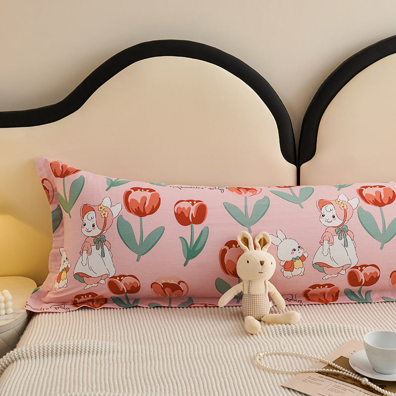 Doppel-Kissenbezug aus Baumwolle mit Cartoon-Print – Bild 8 | LuxeStyle