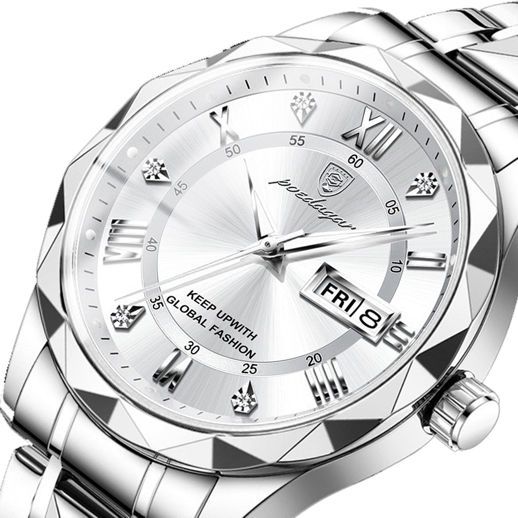 Herrenuhr Quarzwerk Lederarmband – Ansicht 2