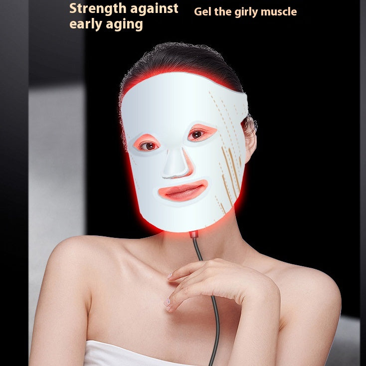 Silikon LED-Maske zur Hautverjüngung