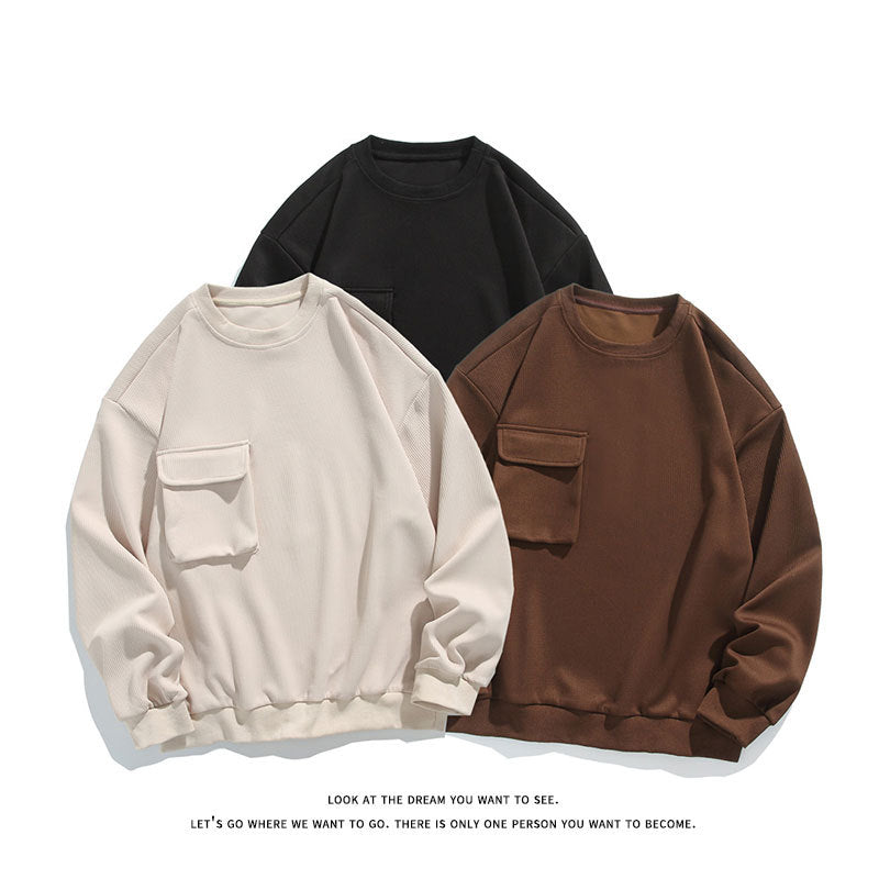 Sportlich-legeres Sweatshirt mit Rundhalsausschnitt – Ansicht 6