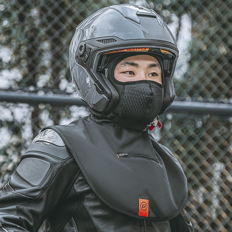 Beheizbare Sturmhaube für Motorradfahrer